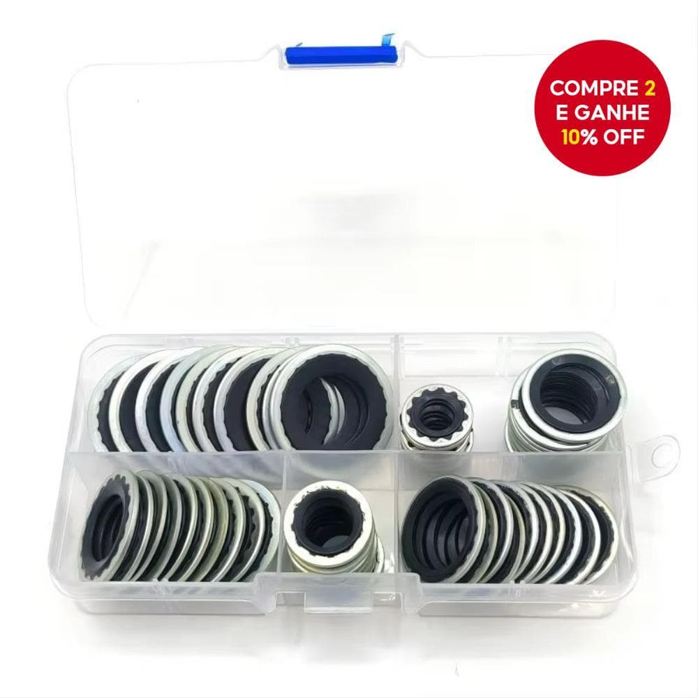  Juntas de vedação 60 peças para sistemas de ar condicionado automotivo, juntas para válvulas de expansão, juntas para