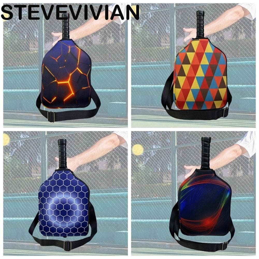 Manga Para Raquete De Pickleball STEVEVIVIAN , Capas De Remo Com Alça De Ombro Único De Neoprene , Capa Contra Poeira