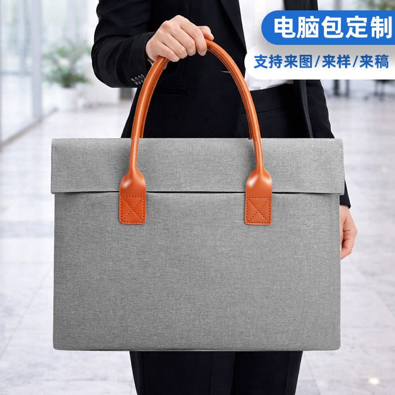 Bolsa para laptop, maleta de mão, bolsa ultrafina para computador, bolsa de conferência personalizada e estilosa, bolsa 