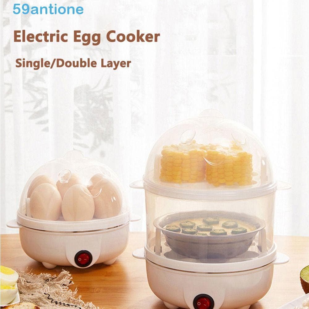 ANTIONE Fogão Elétrico De Ovos Rápido Auto-Alimentos Steamer Poacher Aquecedor Cozinha Leite Cozinhar