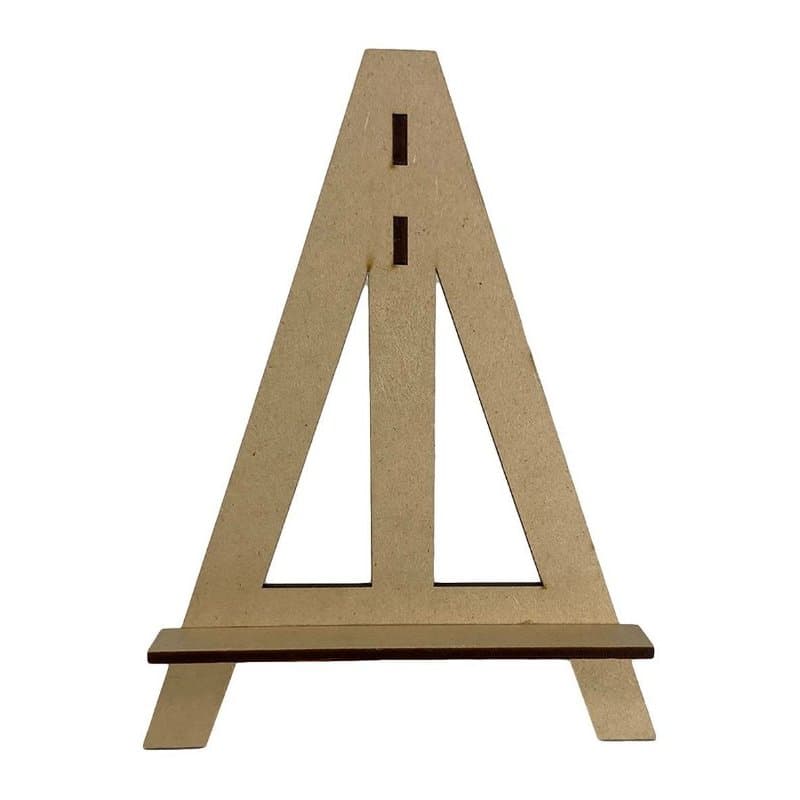 Kit com 12 Mini Cavalete P MDF 16x13 cm