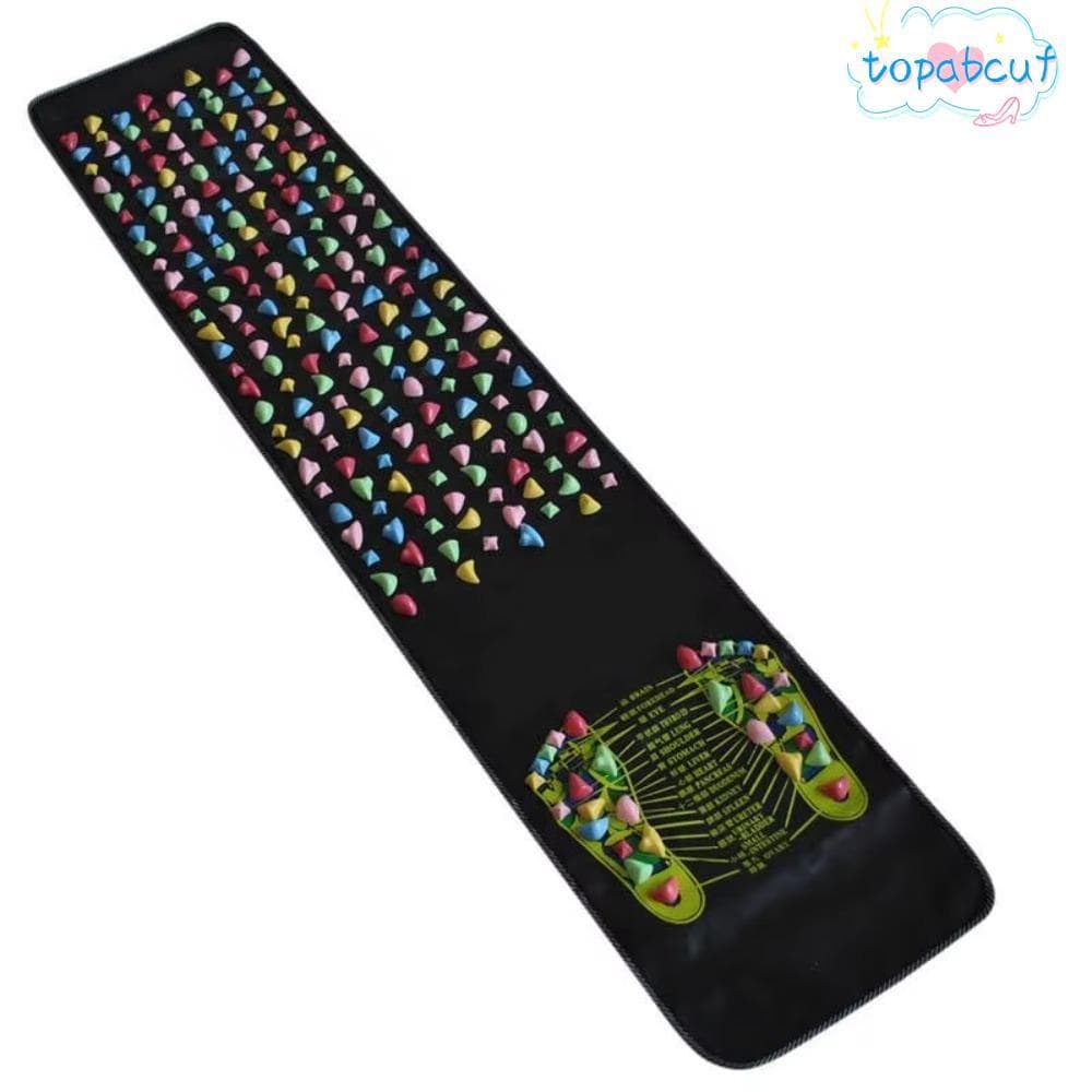 Placa De Pressão De Dedo TOPABCUF , Almofada De Massagem De Estrada De Pedra Macia Para Caminhada De Reflexologia , Rela