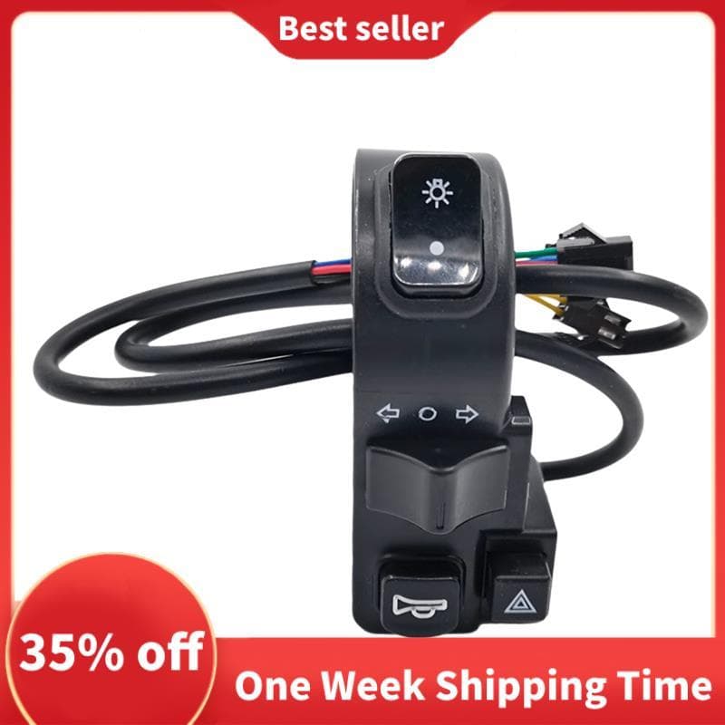 Interruptor Do Guiador ATV Motocicleta Acelerador Elétrico Chifre Botão De Engrenagem Universal Com 7/8 Polegada 22MM