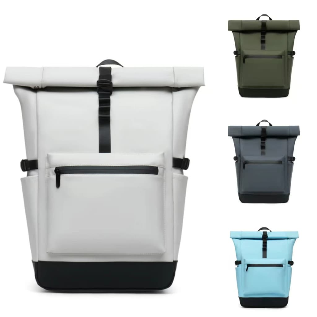 Mochila Impermeável Pu 15.6 Bolsa De Viagem Grande Capacida Yobe.Loja