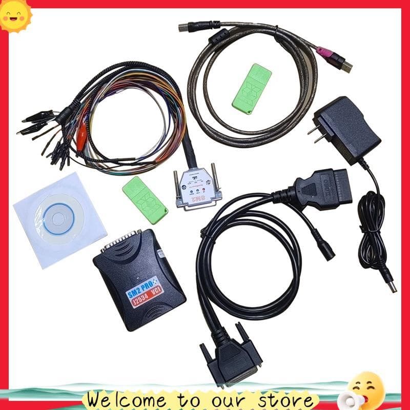 Sassoon1sm2 Pro J2534 VCI ECU Master OBD2 Leia E Escreva 67IN1 SM2 + PCM EEPROM FLASH Banja OBD Ferramenta De Ajuste De