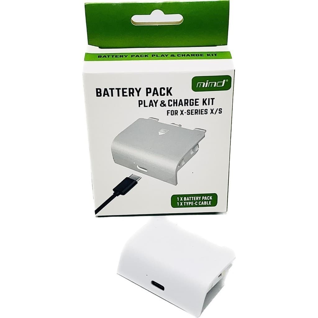 Bateria Recarregável Xbox Series S/x + Cabo Tipo-c Branco