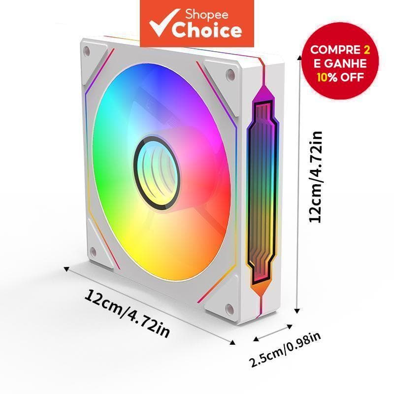 Novo Controlador de Ventoinha para Laptop Argb Prism 4pro, Dissipação de Calor para PC, Ventoinha de CPU com Luz