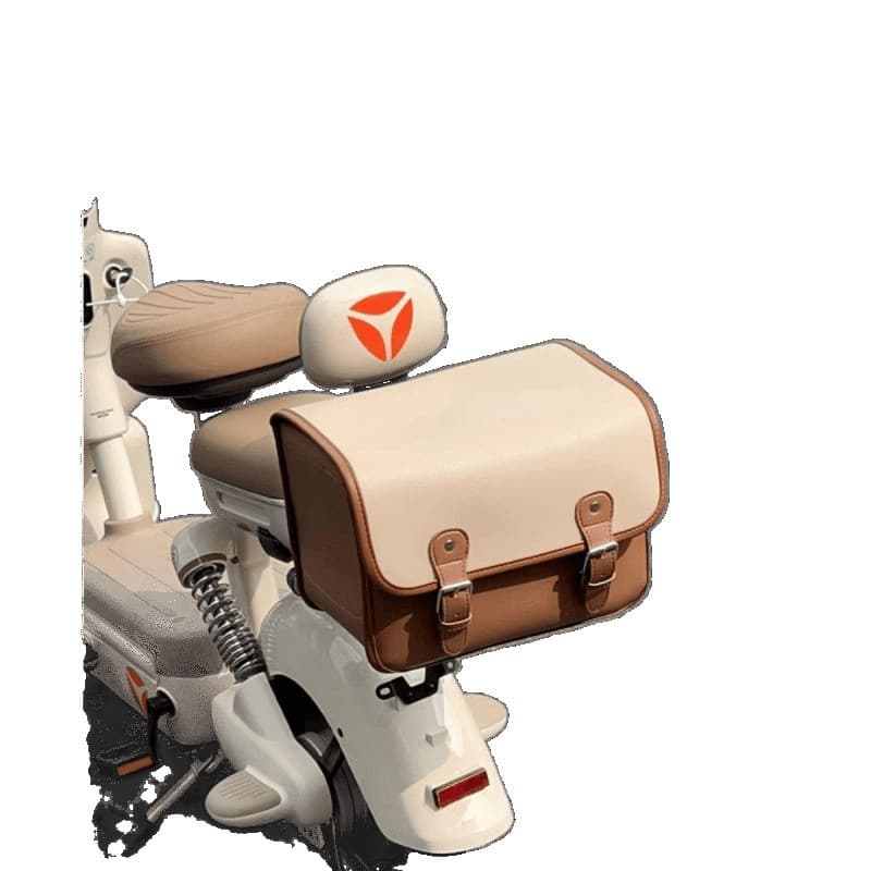 Alforje De Motocicleta À Prova D'água De Grande Capacidade , Bolsa De Armazenamento Para Assento Traseiro Scooter Elétri