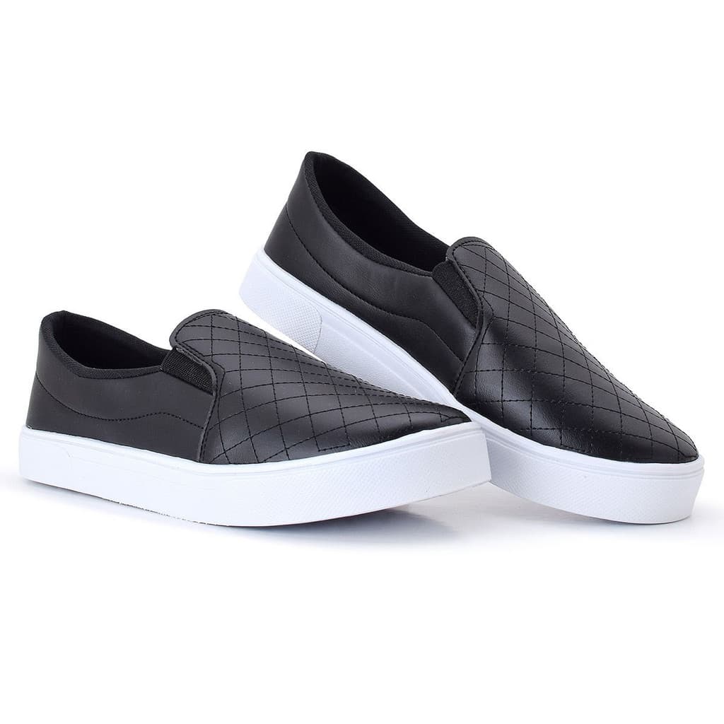 Tenis Feminino Slip On Moleca Casual Lançamento Promoção Confortável