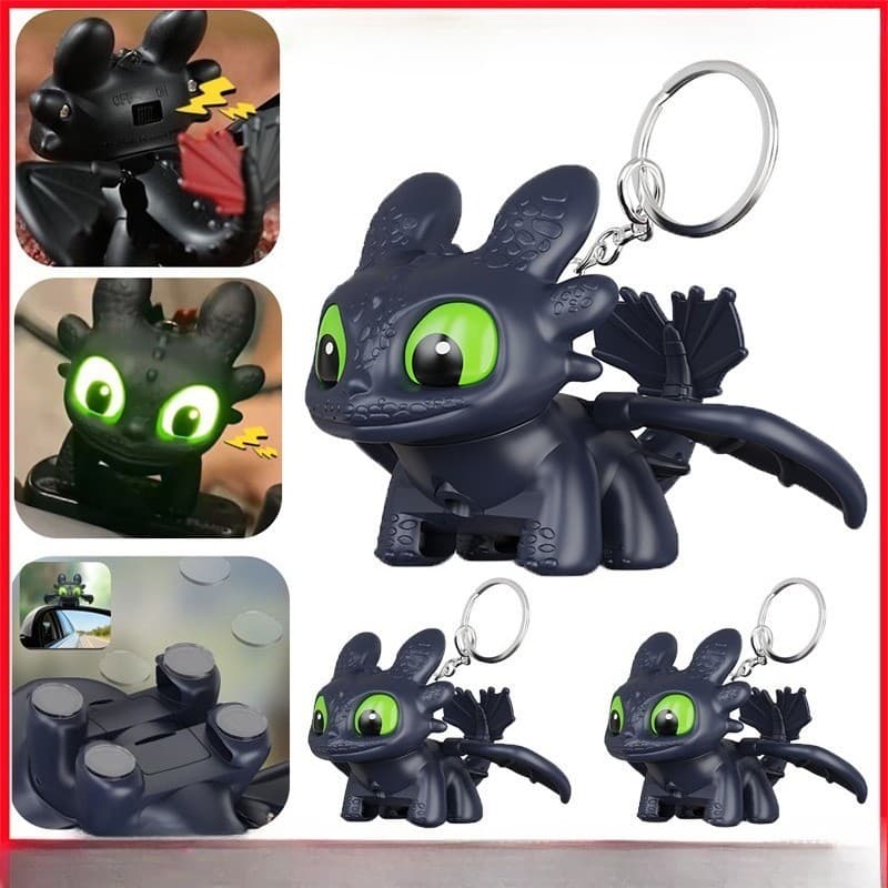 Chaveiro Dragão Desdentado Com Luz LED E Som : Como Treinar O Seu Colecionável