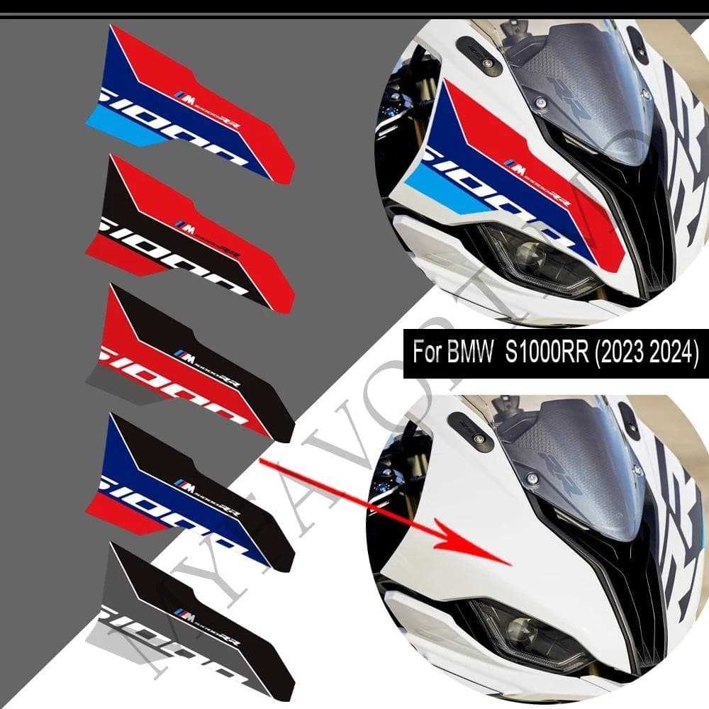 Protetor De Motocicleta Tanque Joelheira Apertos Gás Combustível Óleo Adesivos Decalques Carenagem Fender Para BMW S1000