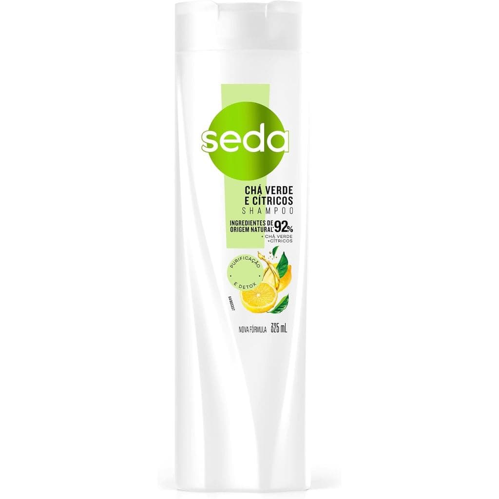 Shampoo Seda Pureza Detox Chá Verde e Extratos Cítricos 325ml