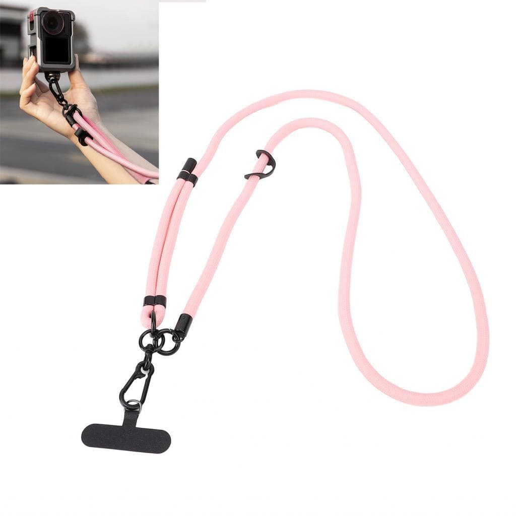 Alça de ombro para pescoço de câmera com comprimento ajustável para 3