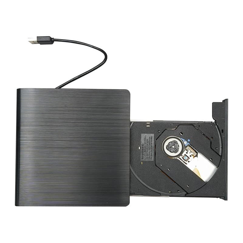 Gravador Dvd Cd Externo Usb 2.0 | Preto