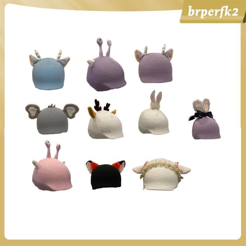 [Brperfk2] Capa Para Capacete De Esqui Desenho Animado Decorativo Acessórios Quente Chapéu De Malha Decoração Arnês De I