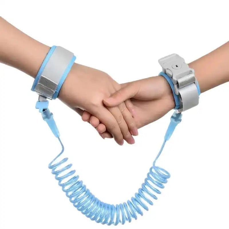 Pulseira Anti-Perda De Elo De Pulso , Trela De Segurança Para Crianças Com Trava , Corda De Tração , Itens Essenciais Arnês De Viagem Bebês , T