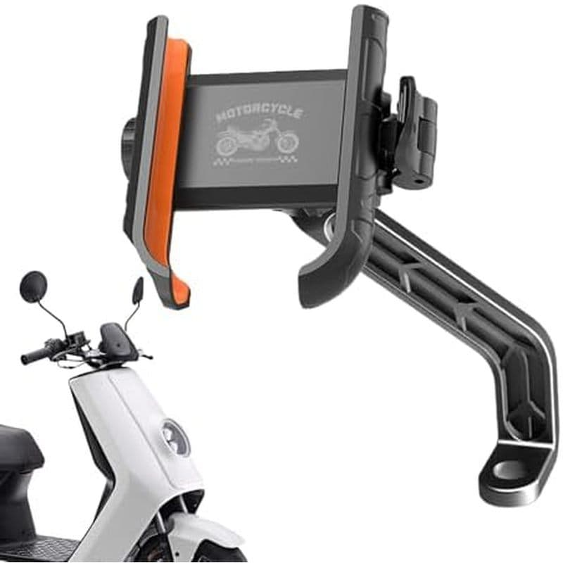 Suporte Para Montagem De Telefone Motocicleta-Braçadeira Celular No Guiador , De Bicicleta , Navegação De Corrida De Ani