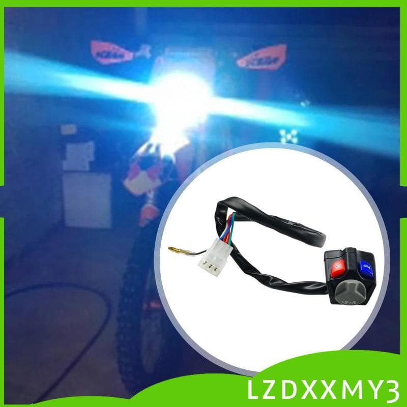 [Lzdxxmy3] Interruptor De Matar Buzina De Farol De Motocicleta Preto Atuador Manual Acessório De Guiador Durável Para KT