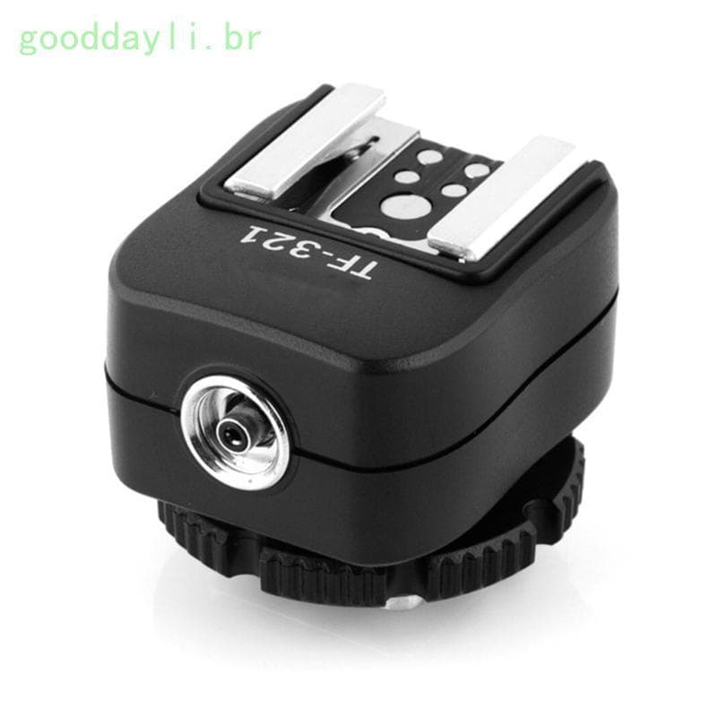 GOO Piscando Conversor Sapata TF321 Adaptador PC Sincronização Soquete Para 580EX 580EX II 550EX 430EX 430EX