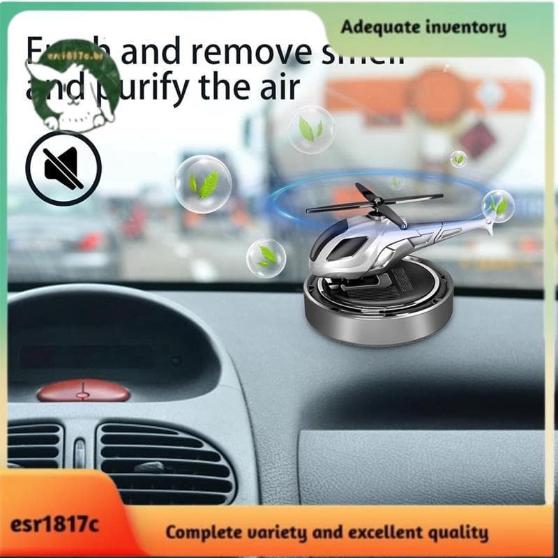 Design De Helicóptero Painel Solar Purificadores De Ar Do Carro Difusão Natural De Longa Duração Adequado Para Motorhome