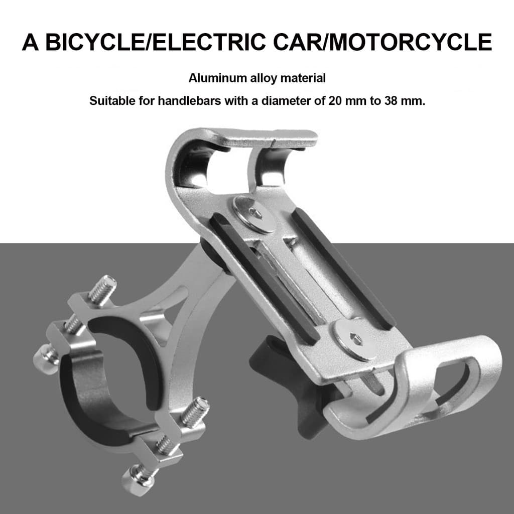 Suporte De Montagem De Telefone Para Motocicleta , Clipe De Rotação De 360 Graus , Bicicleta , Scooter ,