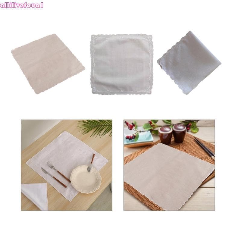 allilivefoua1 Lenços Renda Elegante, Delicados Macio Para, Vieiras