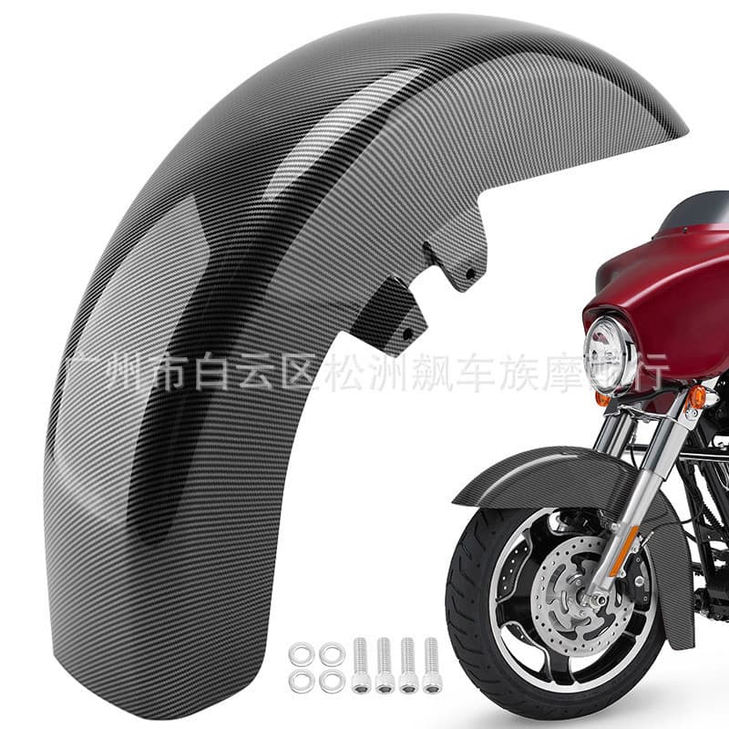Acessórios para motocicleta Harley Glider touring modificado guarda-lamas dianteiro telha de lama 89-13