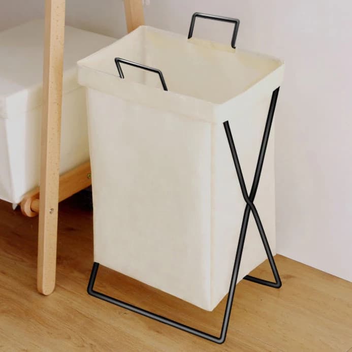 Grande Cesto de Roupa Suja Dobrável Organizador com Suporte Saco Multiuso Para Roupas e Brinquedos