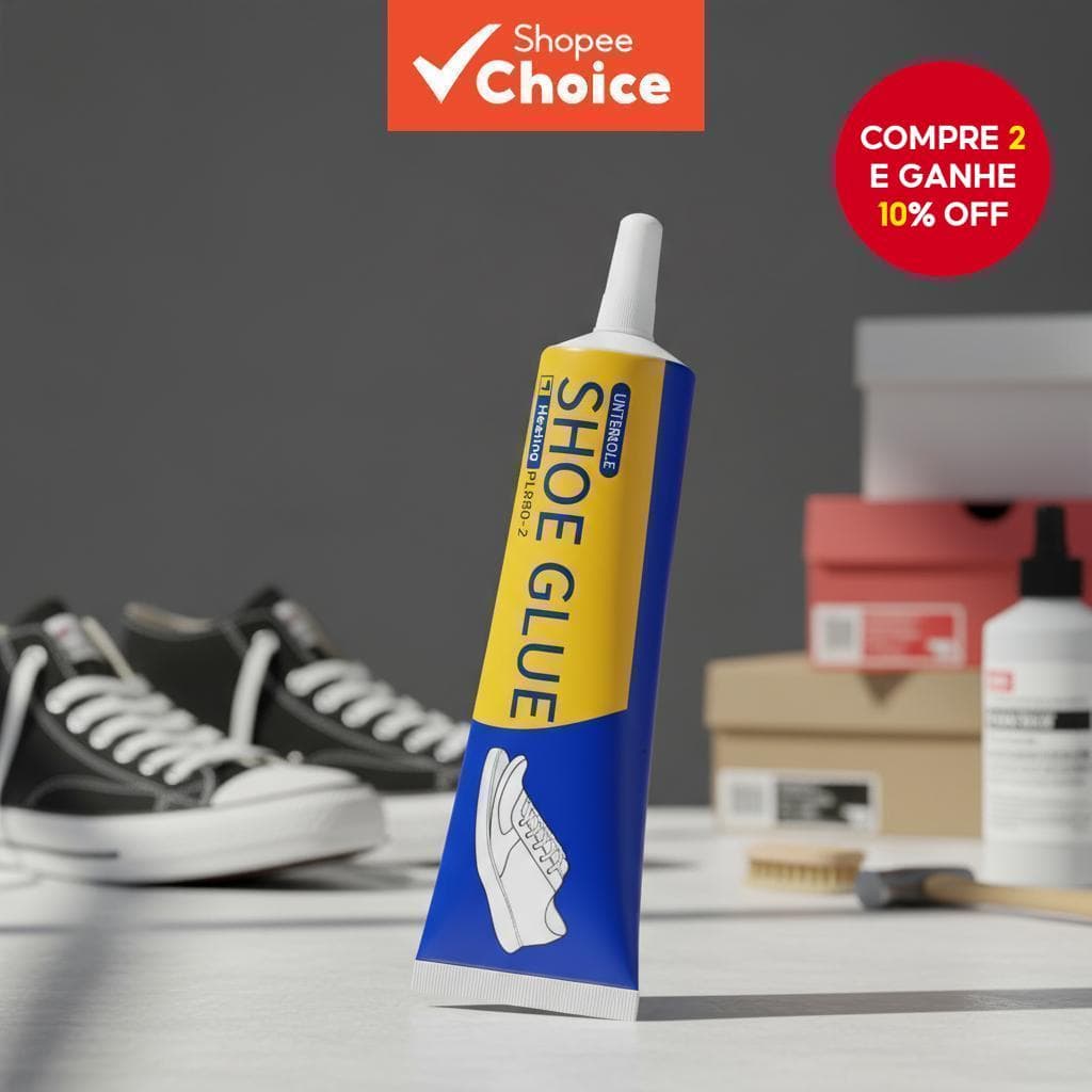  Cola de Reparo de Couro e Tênis, Impermeável, Portátil, Adesivo Multifuncional para Reparos DIY