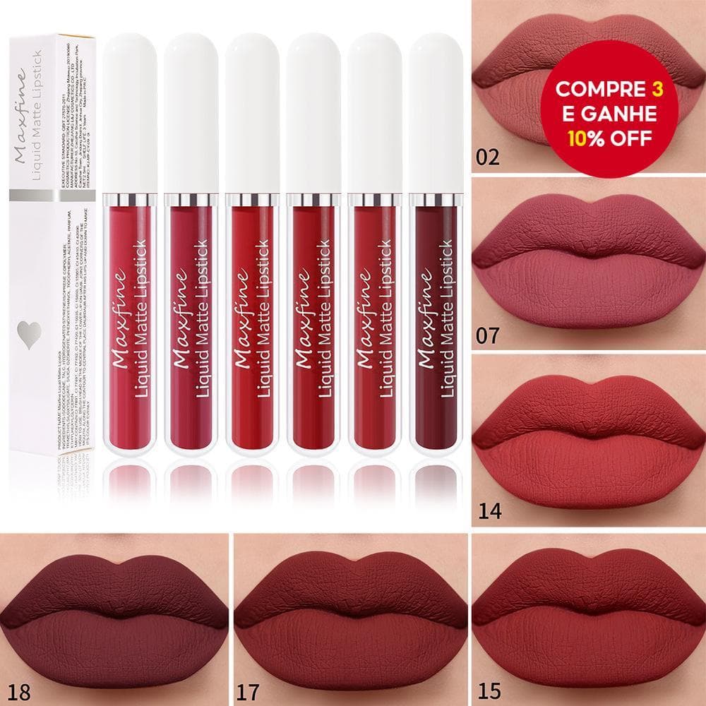 Batons Matte Pure Desire Estilo Pseudo Natural Cor Clara Aparência Branca Não Fácil De Manchar