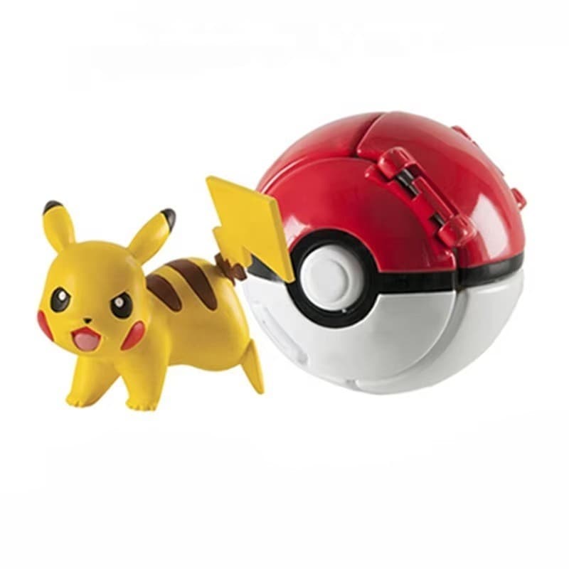 Bola de Pokémon que vira e e Pikachu Bola Transformadora Poké Ball Charizard Brinquedo de Pelúcia