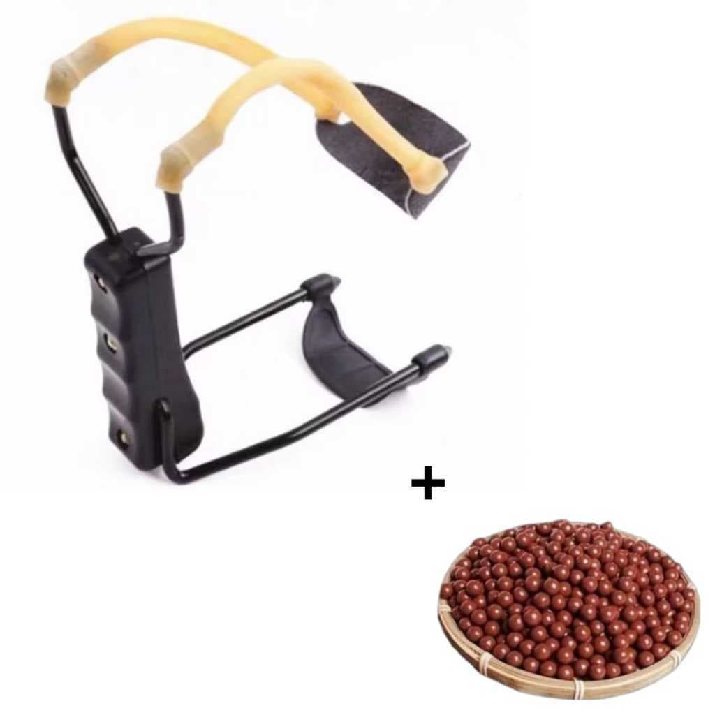 KIT Estilingue de Pesca Profissional com apoio de pulso preto MT073 (4)