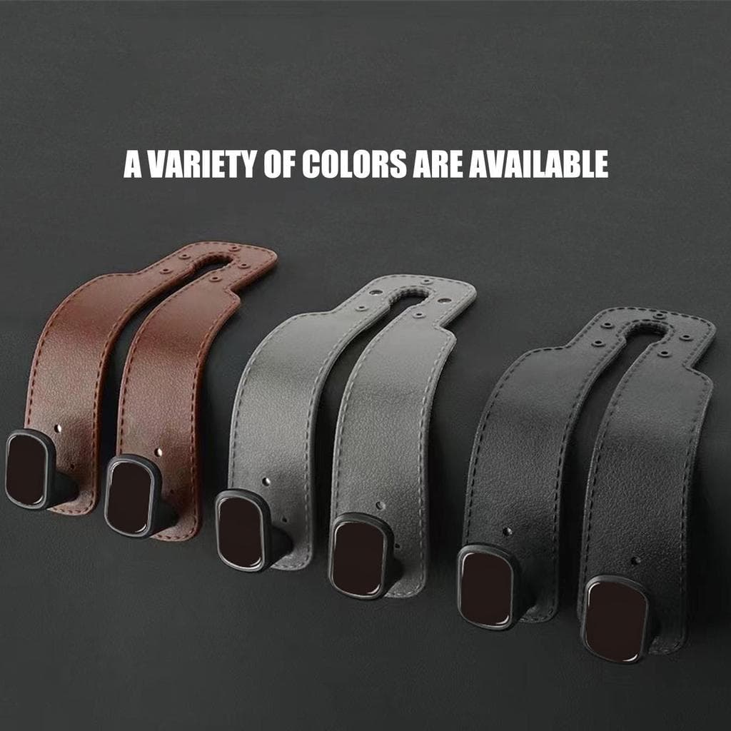 Gancho De Bolsa Para Assento De Carro , Armazenamento Traseiro , Suporte De Telefone , Organizador Compacto , Cabide Ele