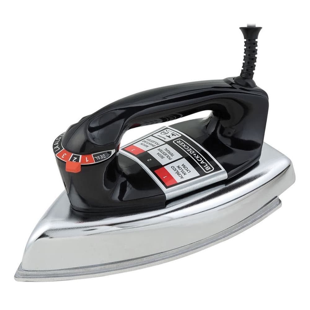 Ferro de Passar a Seco VFA1110TM2 com Base de Alumínio Black Decker