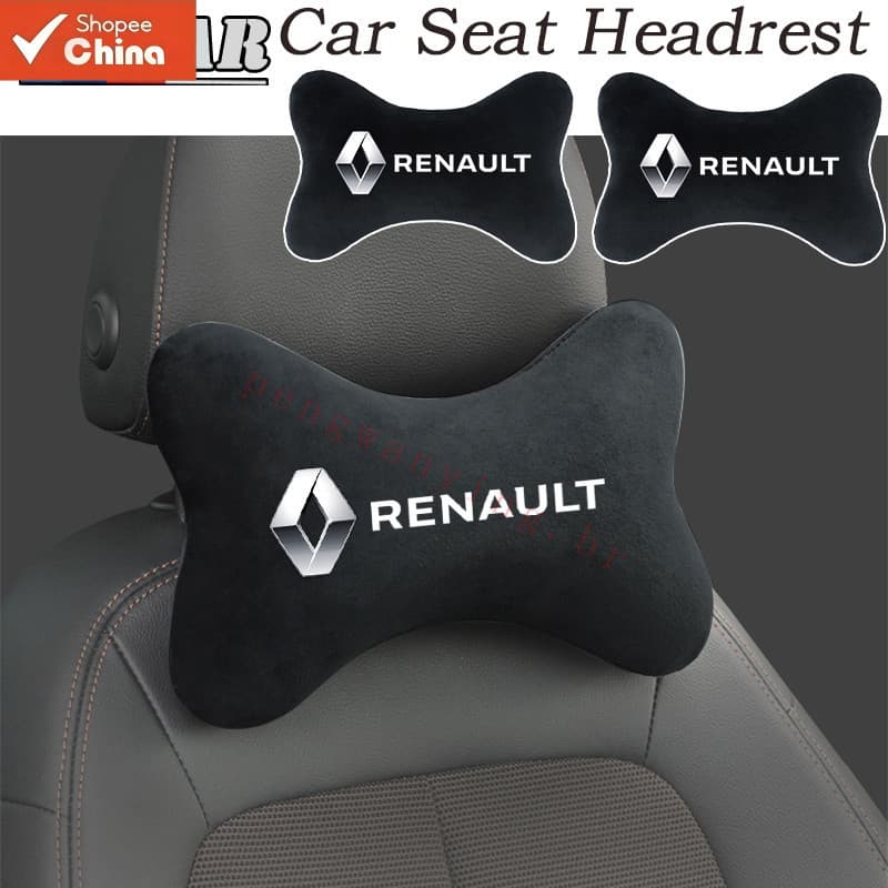 1/2 Peças Almofada de Pescoço para Encosto de Cabeça de Carro Renault, Almofada de Segurança Universal para Kwid Dust ES
