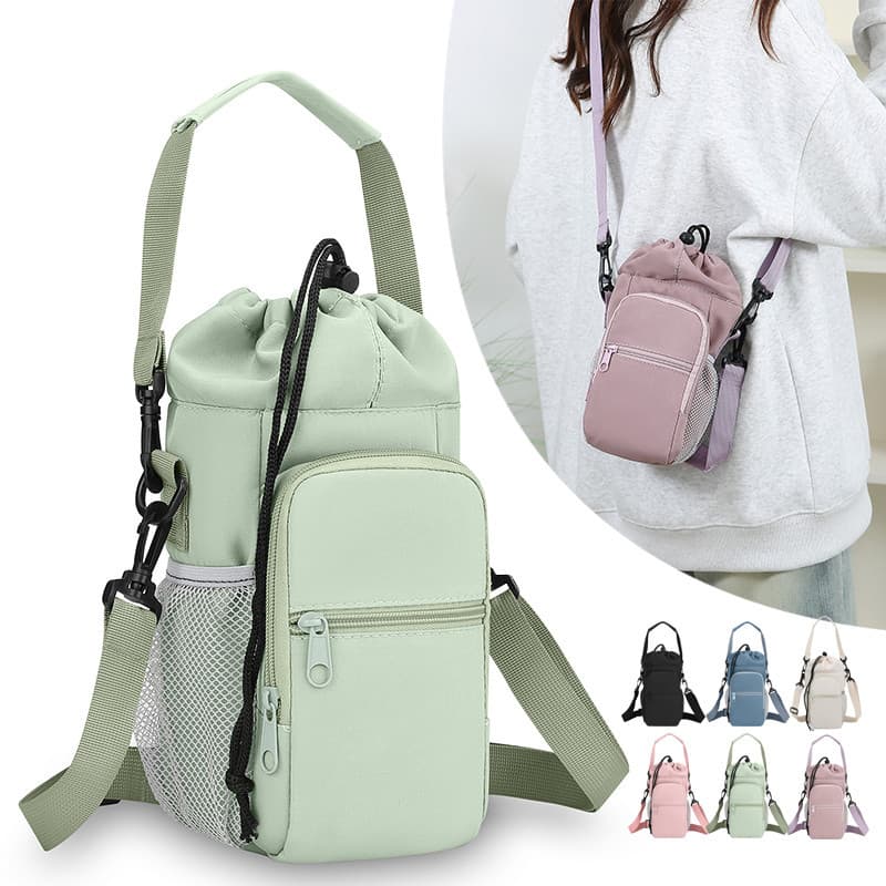 Mochila isolada de grande capacidade ao ar livre garrafa térmica e capa protetora impermeável para celular Bosco