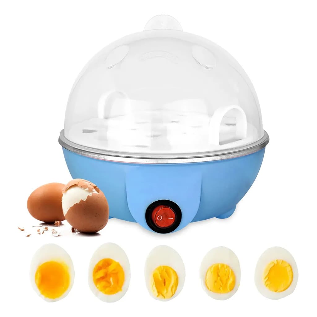 Cozedor De Ovos Elétrico Inox Prepara 7 Ovos Cozinha A Vapor