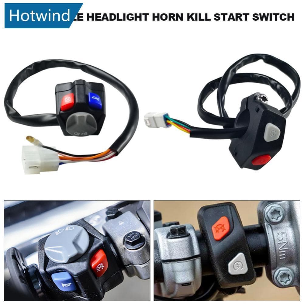 HW Motocicleta Guiador Farol Chifre Matar Interruptor De Partida Para EXC XC XCW EXCF SX SXF 125 150 200 250 350 450 500