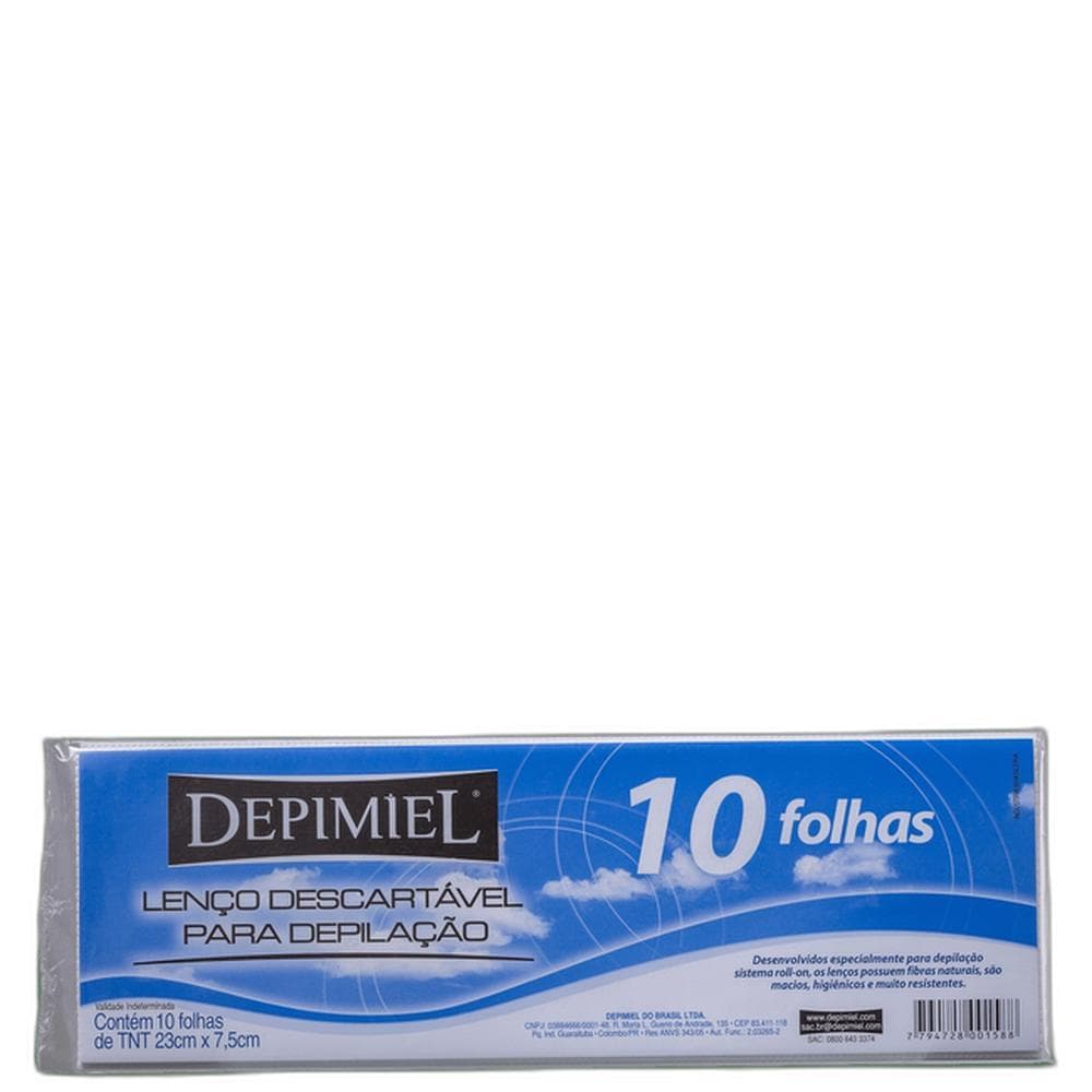 Depimiel TNT Descartável - Lenço Depilatório (10 Unidades)