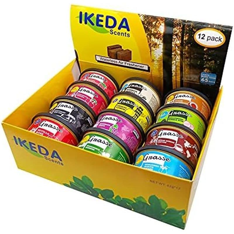Ambientador De Carro : Desodorizador Automático | Removedor De Cheiro De Fumaça De Longa Duração 12 Diferentes De Aromas