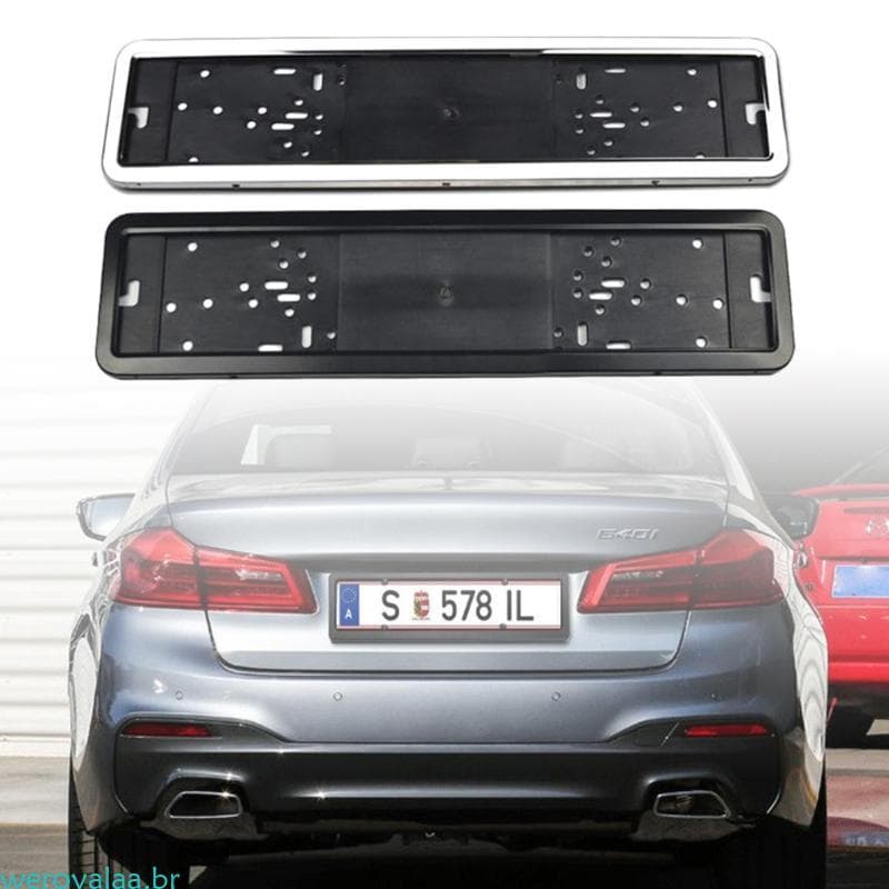 Weroyala À Prova Dwaterproof Exterior Do Carro Suporte Da Placa Licença Identificação Auto Q