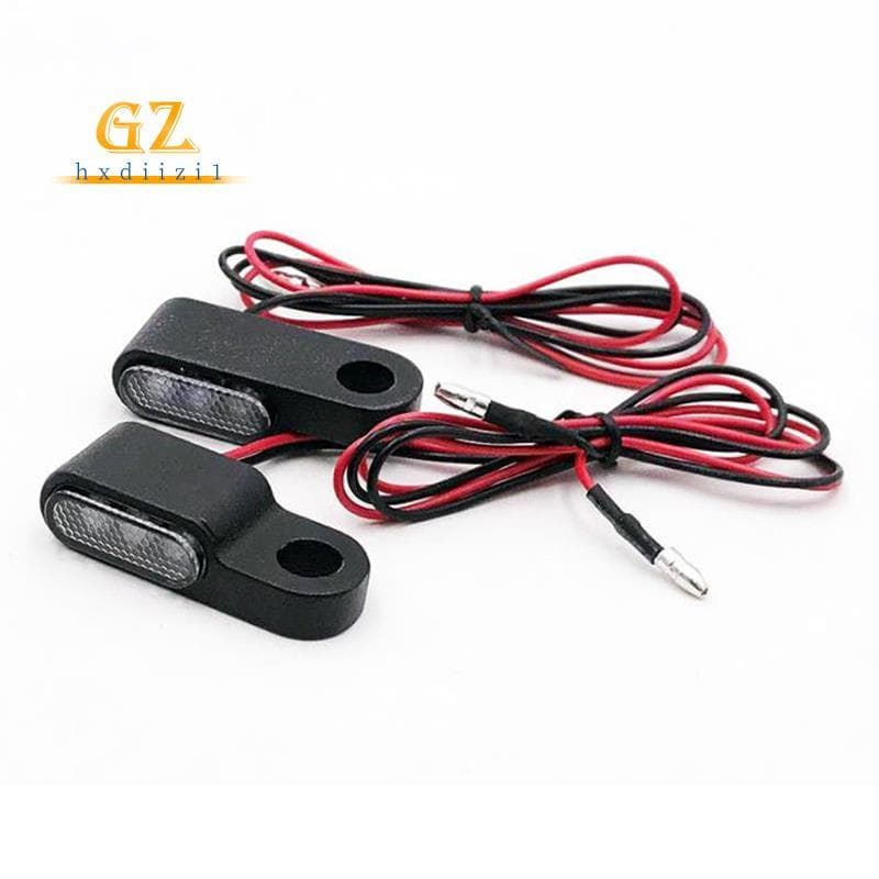 [gzhxdiizi1] 2 Pcs 12 V Indicadores De Motocicleta LED Luz De Sinalização De Mudança De Direção Guiador Pisca De Lâmpada