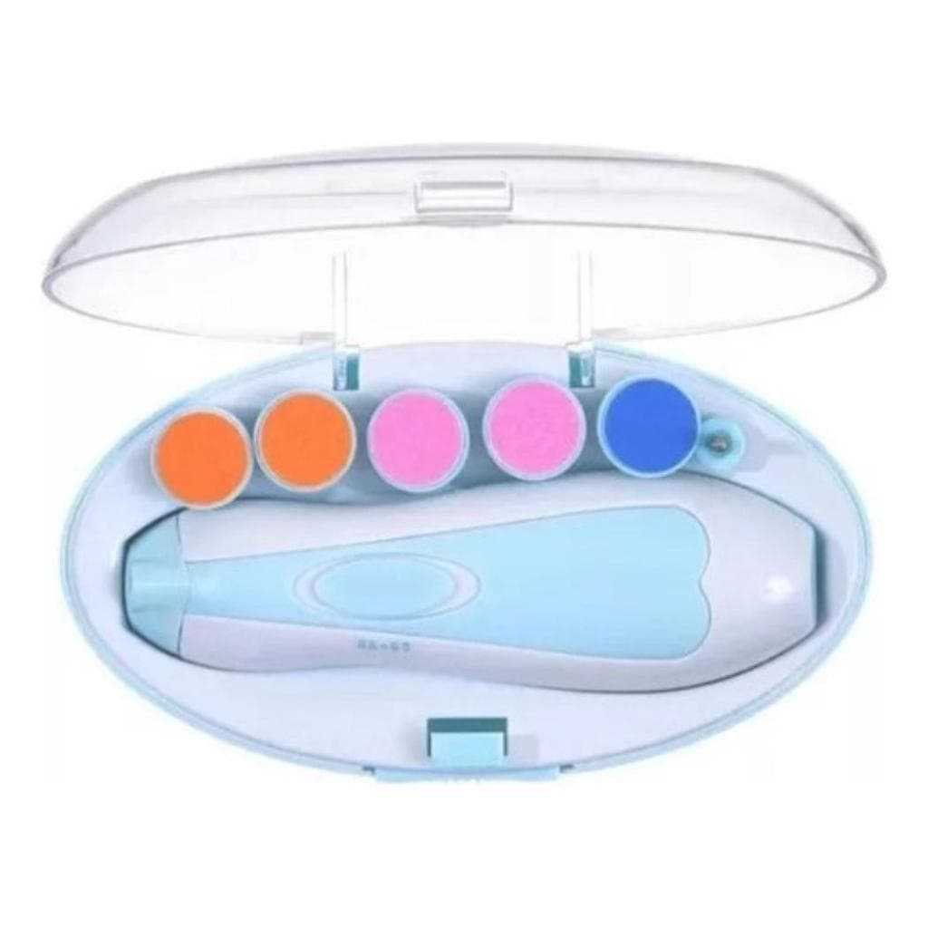 Buba Kit Lixa De Unha Elétrico Para Bebê Com 6 Lixas