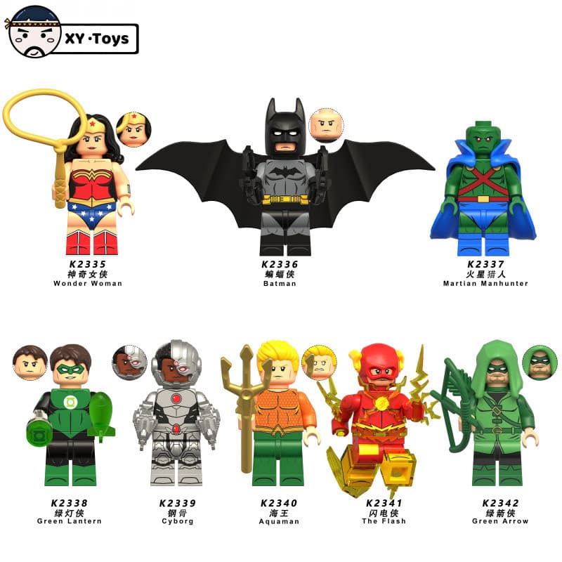 Menino brinquedo decoração de mesa presente de aniversário morcego decoração Mars blocos de construção