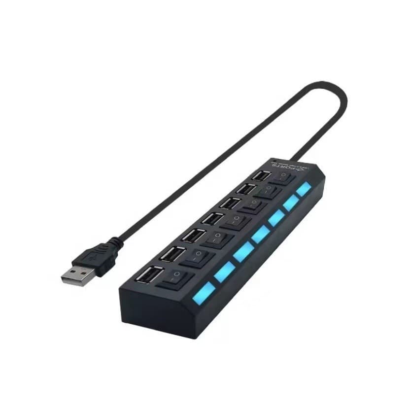Extensor Usb Com 7 Portas 2.0 E 1.1 Promoção Relampago