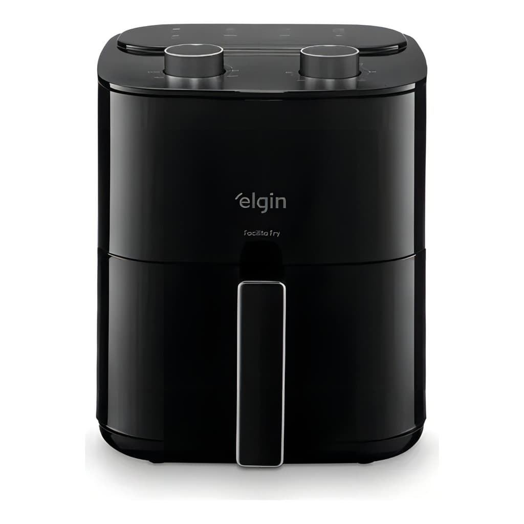 Fritadeira Sem Oleo Air Fryer Facilita Fry 3,5litros Preta Facil Limpeza Elgin 220V