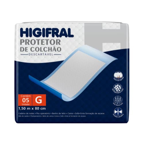 Protetor de Colchão e Lençol Descartável Higifral