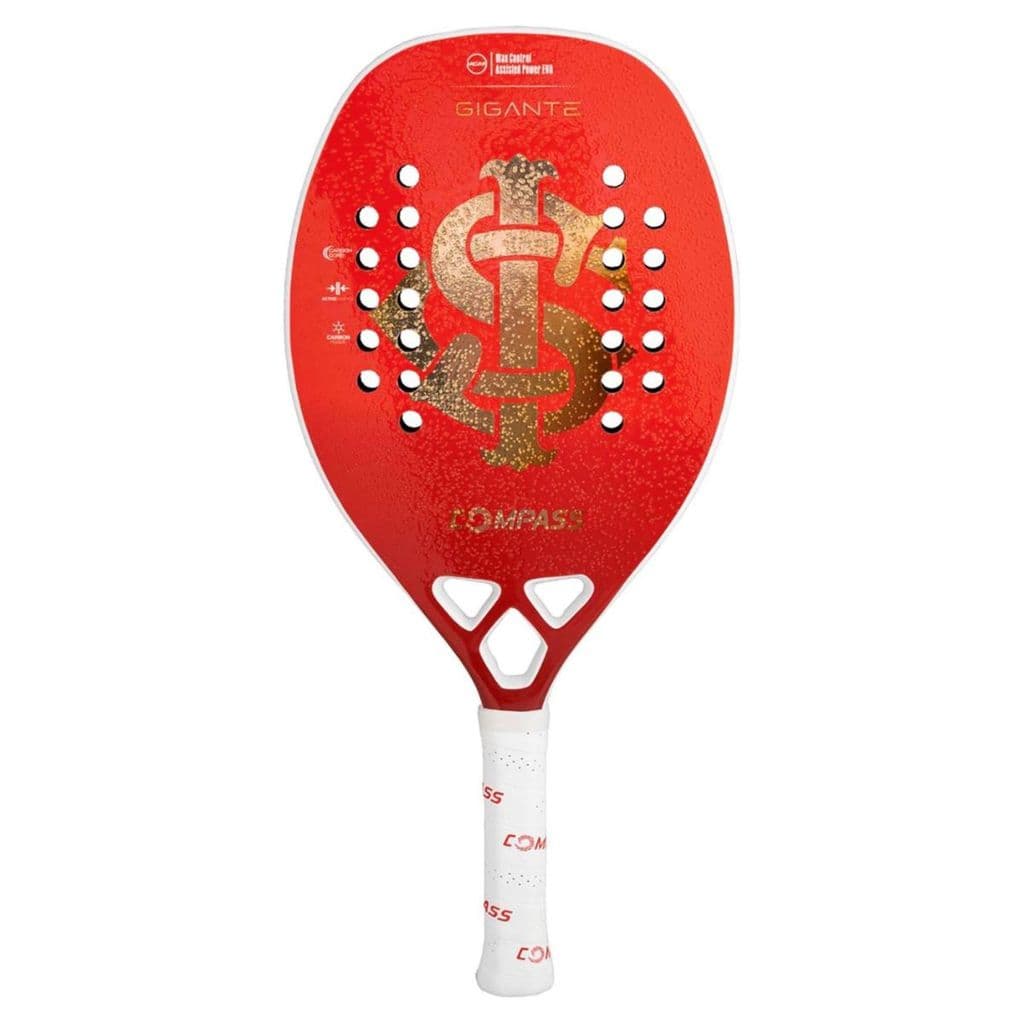 Raquete Beach Tennis Compass Inter Colorado Vermelha Gigante