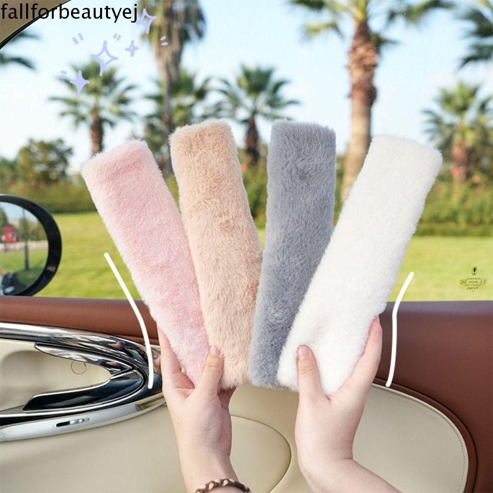 FALLFORBEAUTYEJ Capa Para Cinto De Segurança De Carro , Almofada Aquecedora De Pelúcia Macia De Ombro , Direção