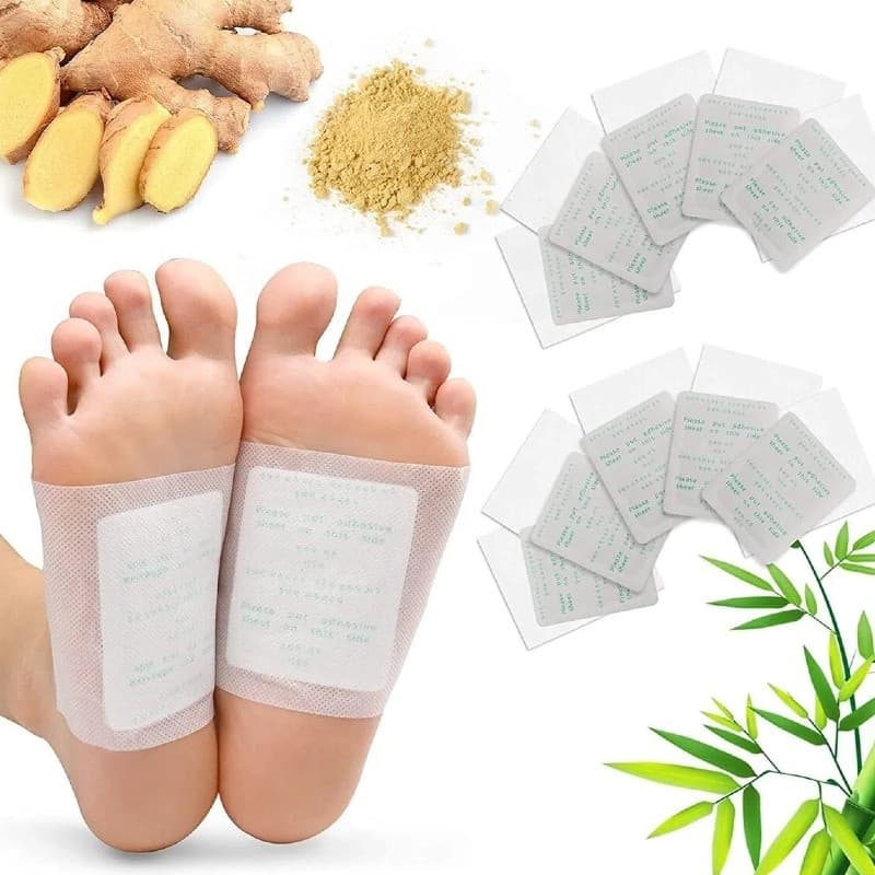 kit 10/20/30 Adesivos Detox Para Pés- Eliminador de Toxinas Corpora